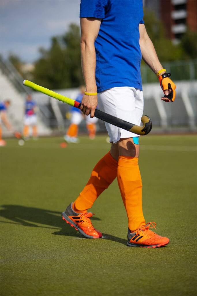 Optimiert Feldhockeyspieler Trainieren Und Ueben Den Sport Auf Gras (4)
